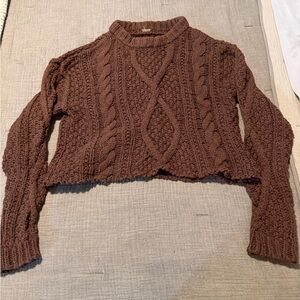 Free People Cable Sweater
